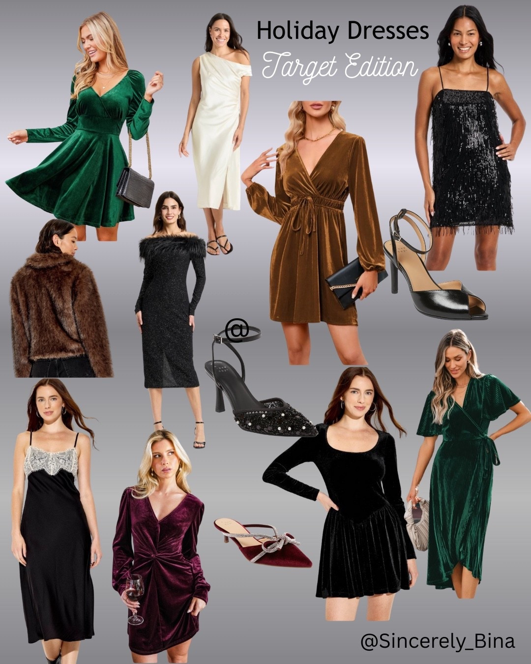 Holiday Dresses 🎯 

#LTKHoliday #LTKootd #LTKFindsUnder100