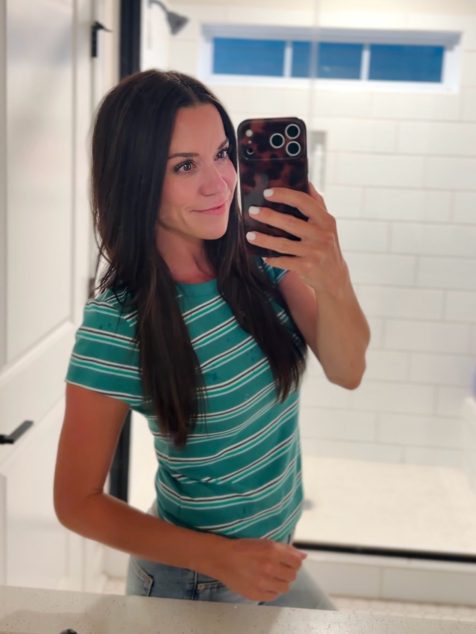 Another color I grabbed of my favorite AE baby soft tees when they were on sale! Loved the retro feel of this one.

#LTKSeasonal #LTKmomlife #LTKootd