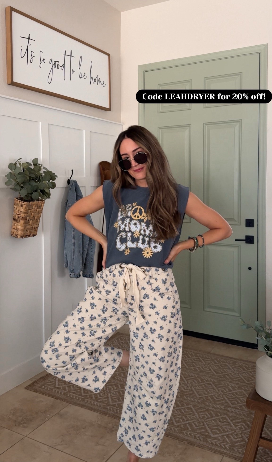 Code LEAHDRYER saves 20% off!!

Groovy mom’s club, perfect for Mother’s Day gift! Floral pants for spring!
@threebirdnest 

#LTKootd #LTKWorkwear #LTKmomlife