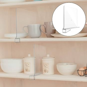 Boao Acrylic Shelf Dividers for Closet Wood Shelf Organizer Multi-Functional Wood Closet Separato... | Amazon (US)