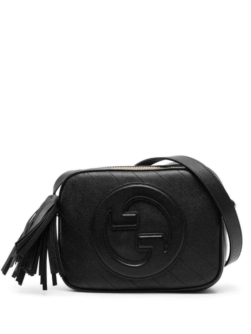 Gucci small Blondie leather crossbody bag - Black | Farfetch Global