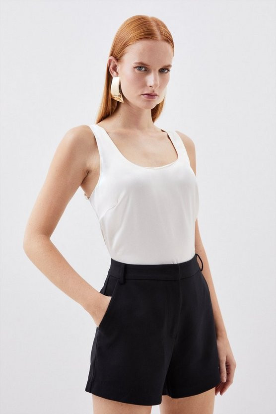 Tailored Shorts | Karen Millen UK + IE + DE + NL