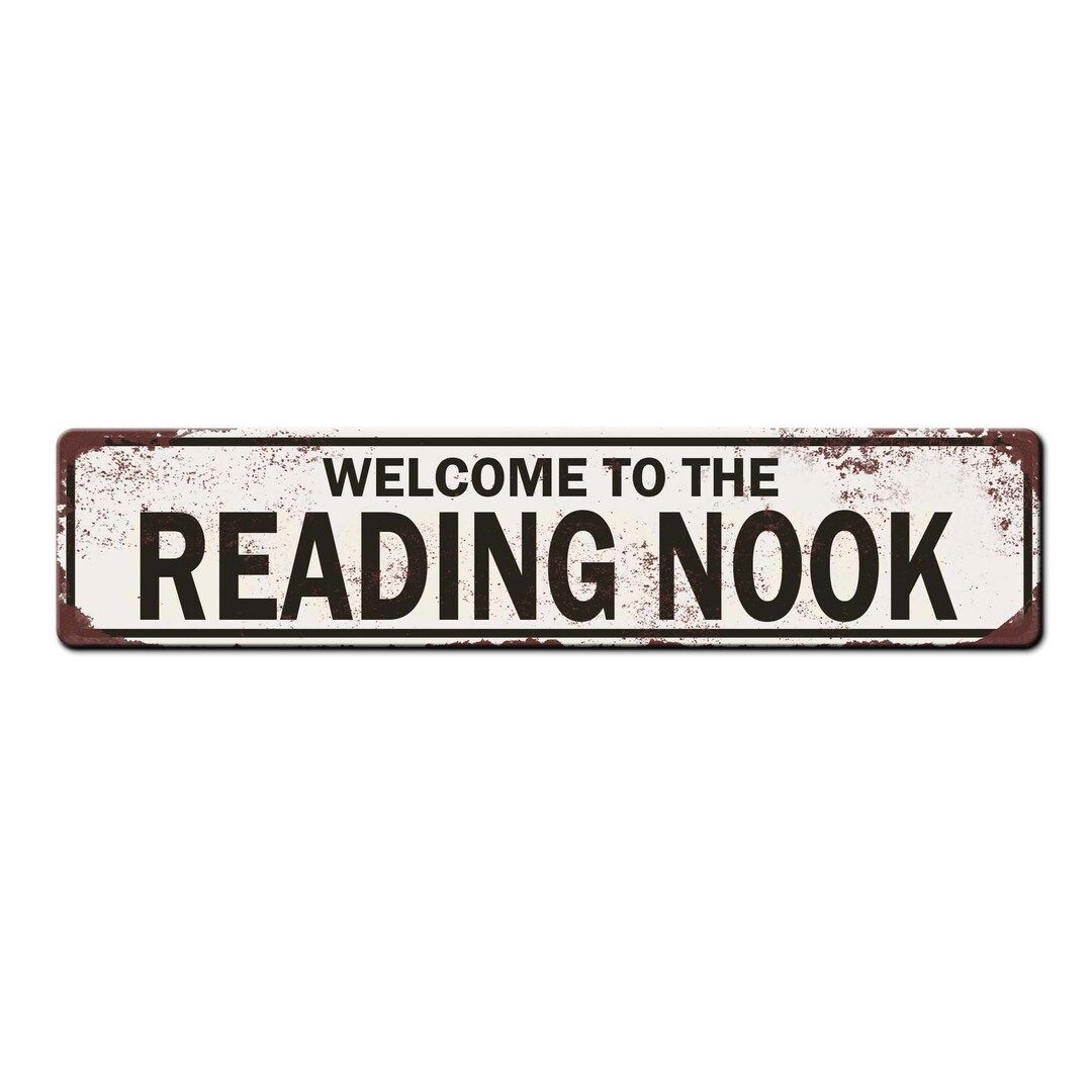 Reading Nook Sign - Home Library Décor - Book Lover Gift - Kids Reading Area - Cozy home décor ... | Etsy (US)
