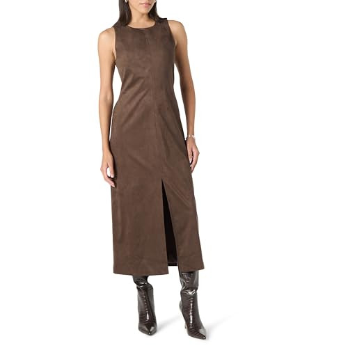 The Drop Women's Mina Faux Suede Maxi Dress with Front Slit Detail | Amazon (US)