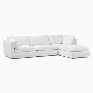 Hampton Modular 4-Piece Chaise Sectional (125") | West Elm (US)