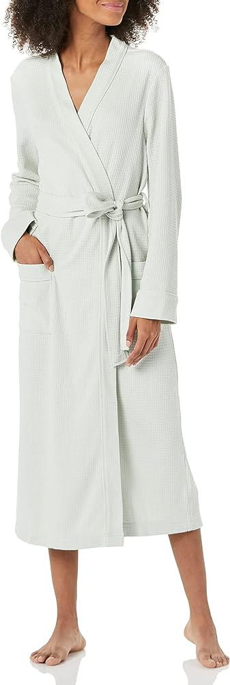 Amazon Essentials Women's Lightweight Waffle Full-Length Robe (Available in Plus Size) | Amazon (US)