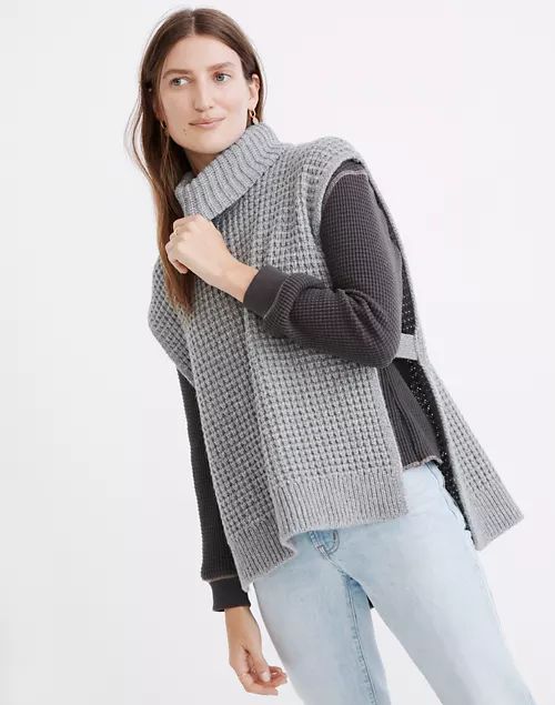 Bournville Waffle Sweater Vest | Madewell