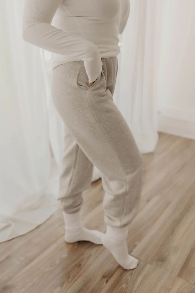 Audrey Grey Joggers | She Is Boutique