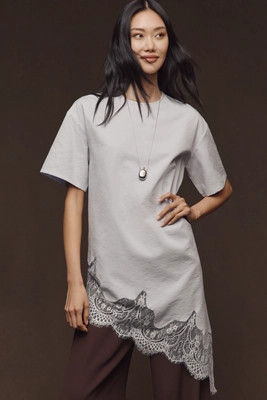 Mare Mare Asymmetric Lace Top | Anthropologie (US)