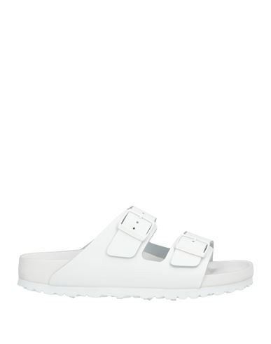 Birkenstock Woman Sandals White Size 9 Leather | YOOX (US)