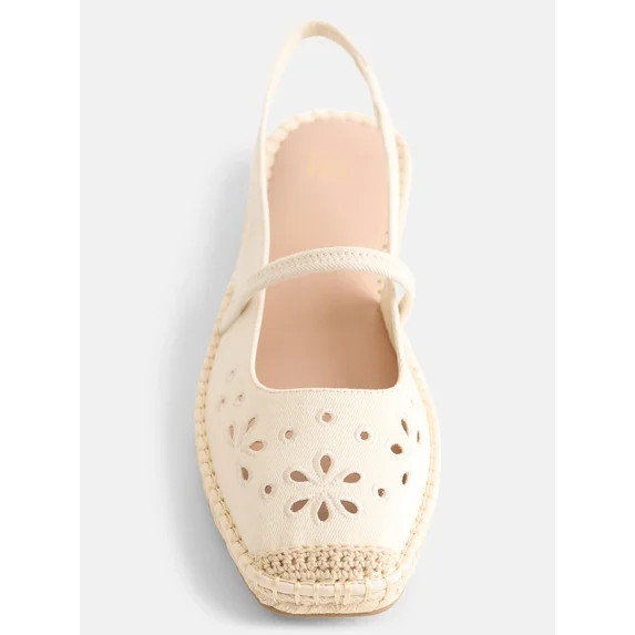 Time and Tru Women's Espadrille Slingback Shoes | Walmart (US)