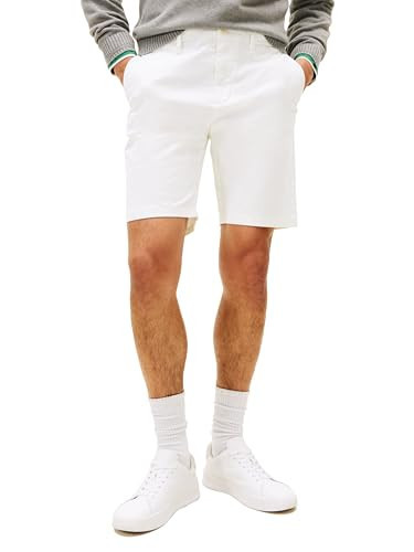 Tommy Hilfiger Men's Shorts, Bright White 40 | Amazon (US)
