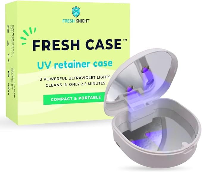 UV Retainer Case | UVC Retainer Cleaner, Disinfects Cleans and Removes Odors, Mouth Guard Case, c... | Amazon (US)