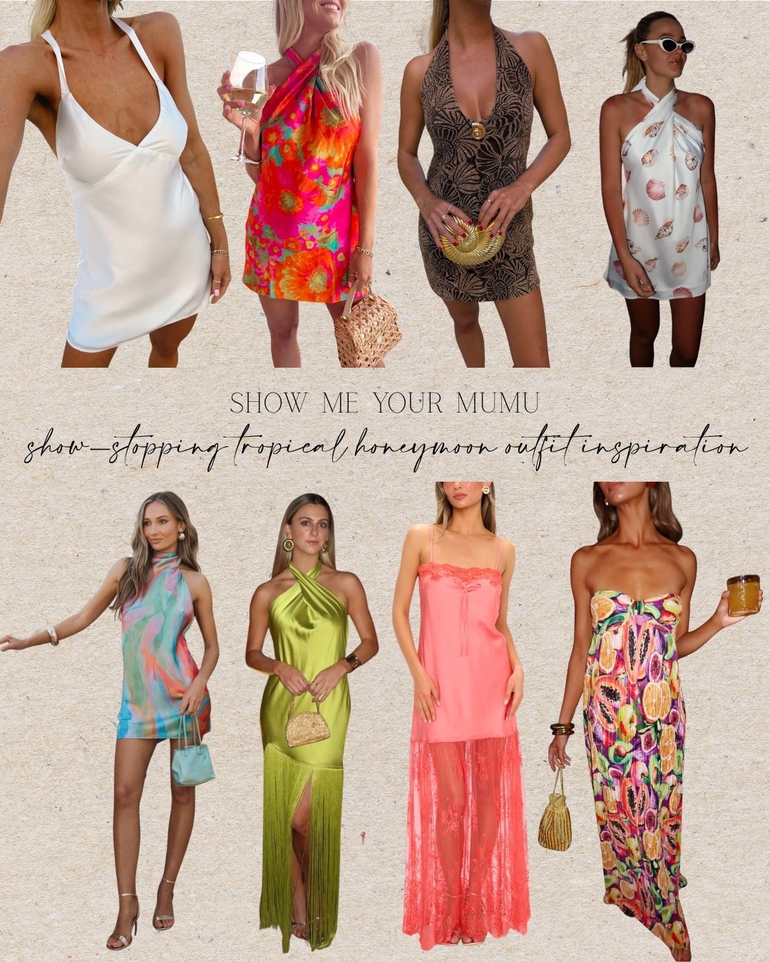 Topical honeymoon but make it Show Me Your Mumu🌴✨

These are the dreamiest tropical dresses—flowy, effortless, and made for beach dinners, golden hour pics, and every “just married” moment🤍

If you want pieces that look elevated without overthinking your outfits…this is it.  Trust me, these are the dresses you’ll reach for all trip long💫

#LTKTravel #LTKSeasonal