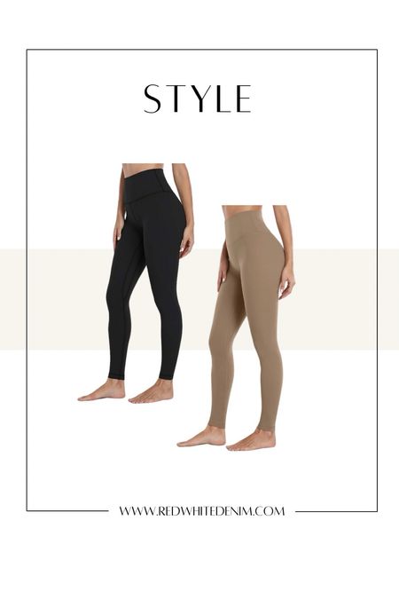 Best $30 Amazon Leggings Taupe Black

I recommend getting the full length I think they make your legs look so long and are super flattering! 

Size down 1 size - they’re stretch a bit overtime. 

#LTKfindsunder50