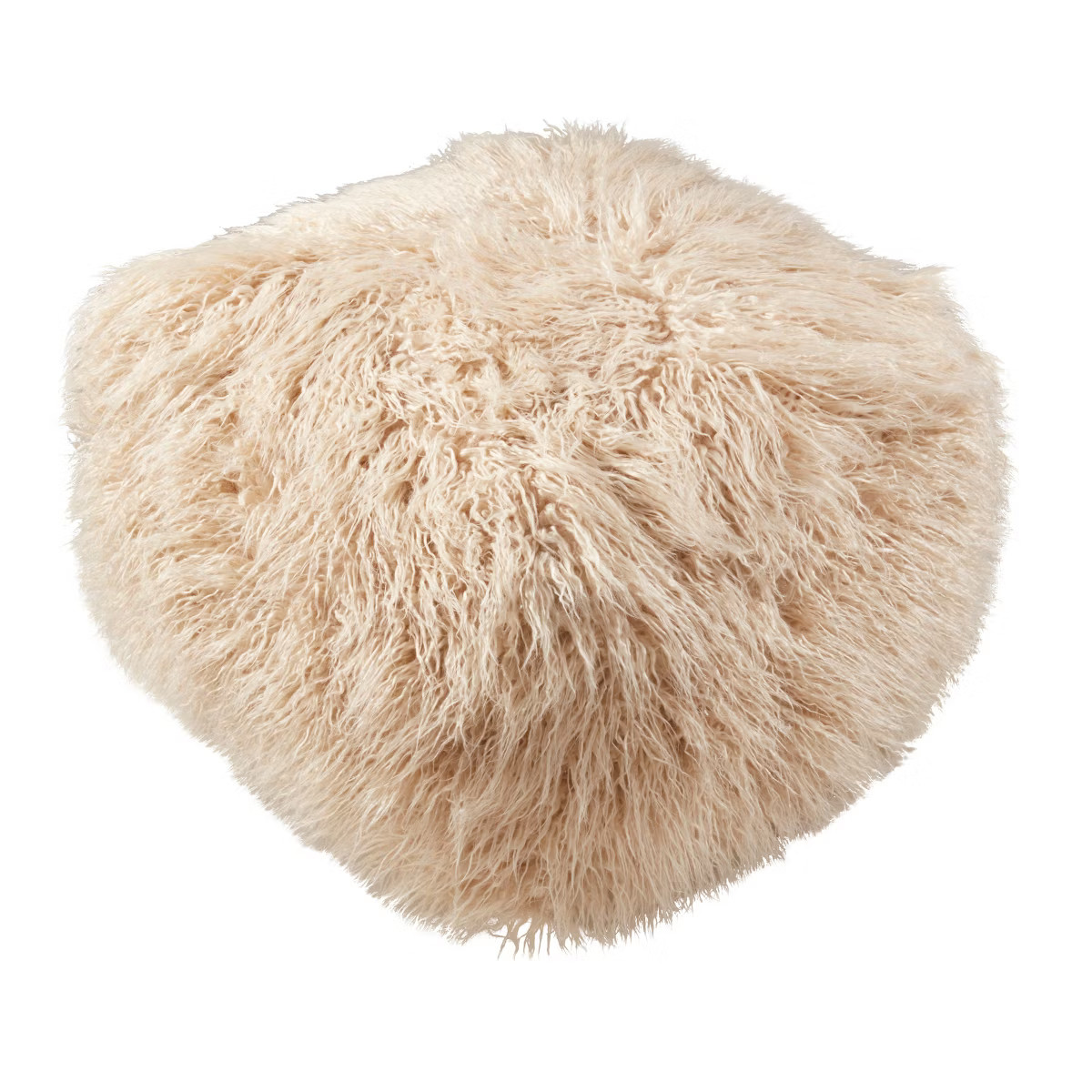 Saro Lifestyle Snug Haven Faux Fur Pouf | Target
