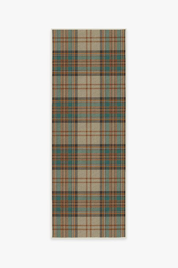 Dress Stewart Tartan Khaki Rug | Ruggable