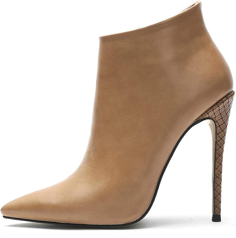 Gracemee Fashion Women Stiletto Heels Dress Boots | Amazon (US)