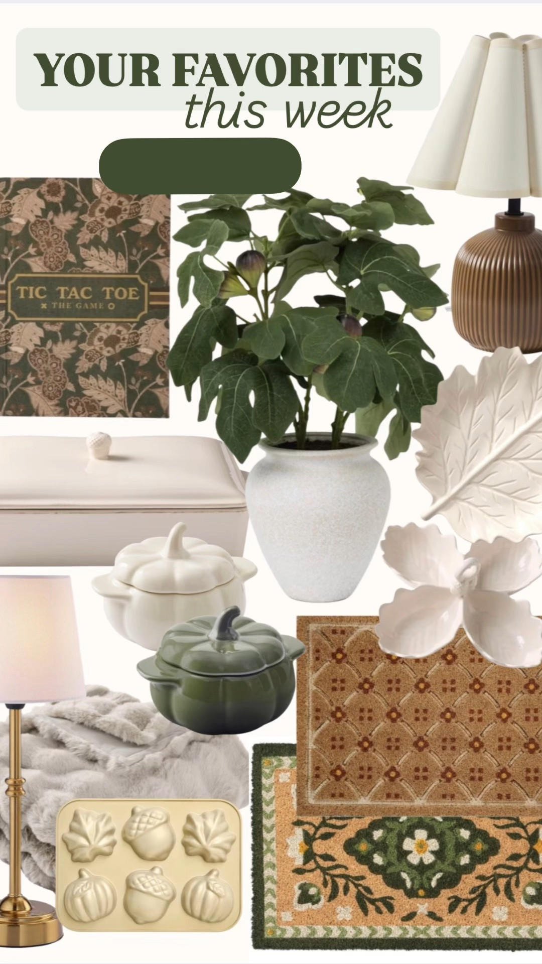 Your top favorites this week! These are affordable decor items I have and love for Fall and winter. My top favorite pick this week is the faux fig plant. It looks beautiful in every room!

#LTKHome #LTKSaleAlert #LTKSeasonal