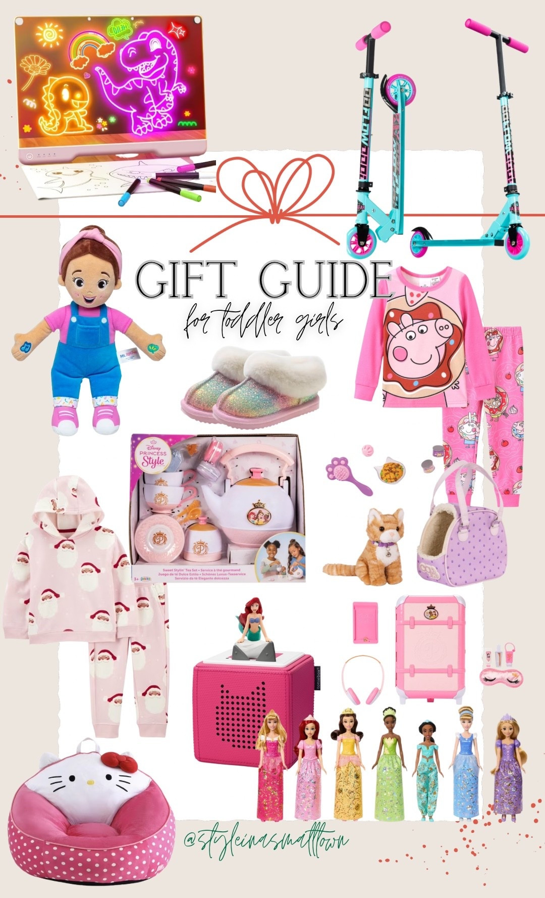 So many cute gift ideas for the little girl on your list! A Ms. Rachel doll, Hello Kitty chair, the cutest pink Santa sweatsuit and of course a Tonie box. We LOVE ours! Grayson uses his everyday. They make the best gifts! 

#targetrun #targetfinds #

#LTKCyberWeek 

#LTKKids #LTKGiftGuide