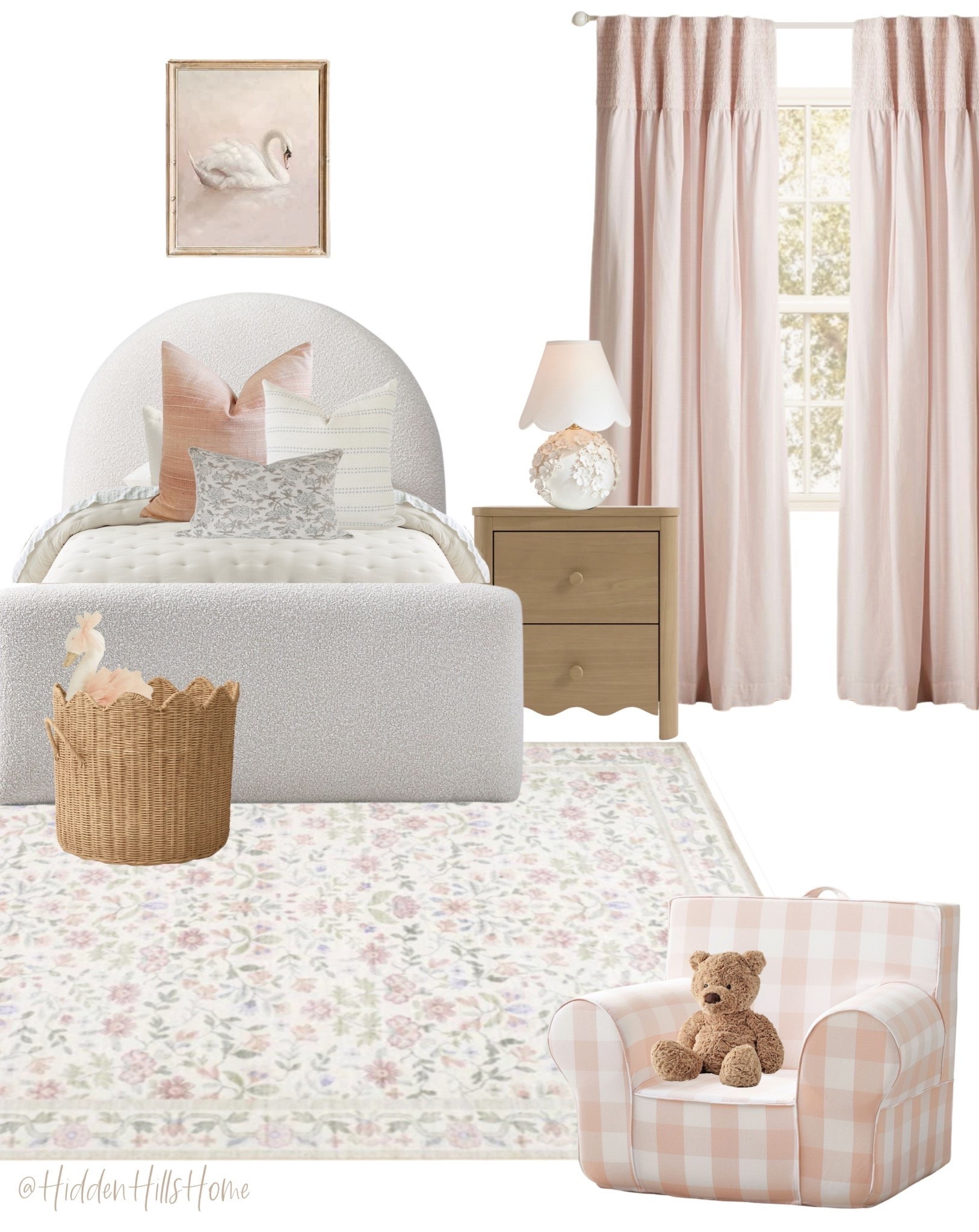 Girls bedroom decor mood board! Cute girls room design, home decor ideas, toddler girls room, bedding, home inspiration #girlsroom

#LTKHome #LTKSaleAlert #LTKKids
