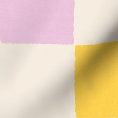 Eclectic Checker Check Cream | Spoonflower