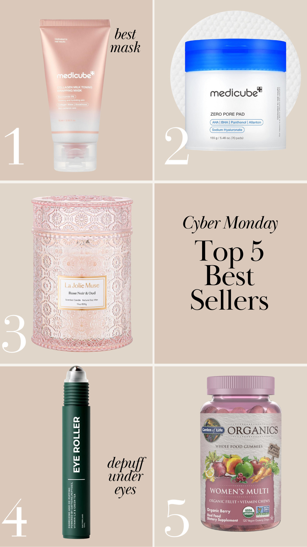 Cyber Monday top 5 amazon best sellers for self care! 

 

#LTKCyberWeek #LTKGiftGuide #LTKSaleAlert