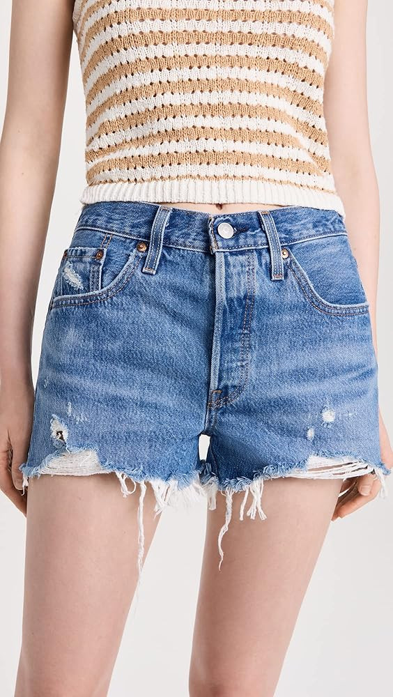 Levi's Women's Premium 501 Original Shorts ​​​​​(Also Available in Plus) | Amazon (US)