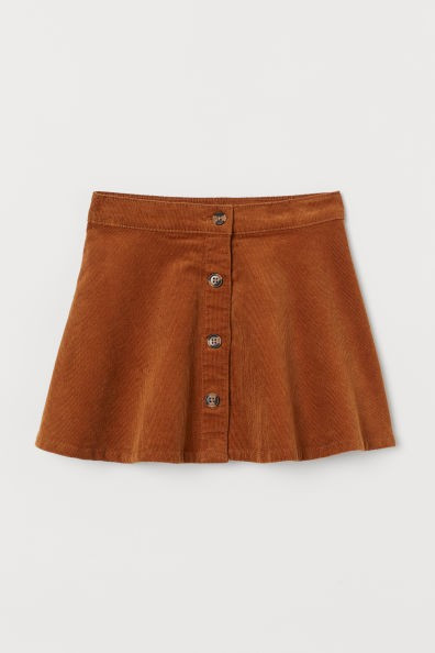 Corduroy Skater Skirt | H&M (US + CA)