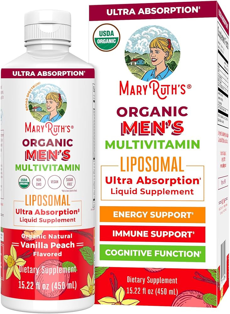 MaryRuth Organics Multivitamin for men | Sugar Free mens Multivitamin | Liquid Vitamins for men |... | Amazon (US)