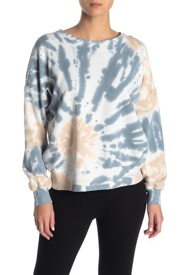 Cloud Tie-Dye Fleece Pullover Sweatshirt | Nordstrom Rack