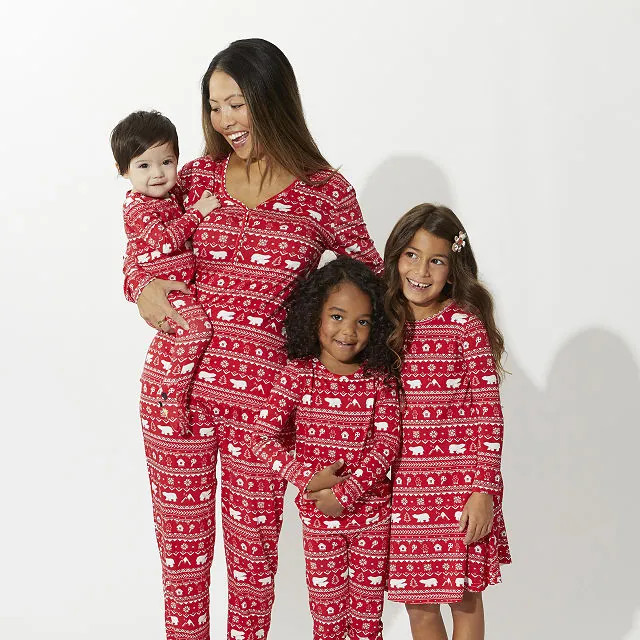 Polar Isle Matching Family Christmas Pajamas | UncommonGoods