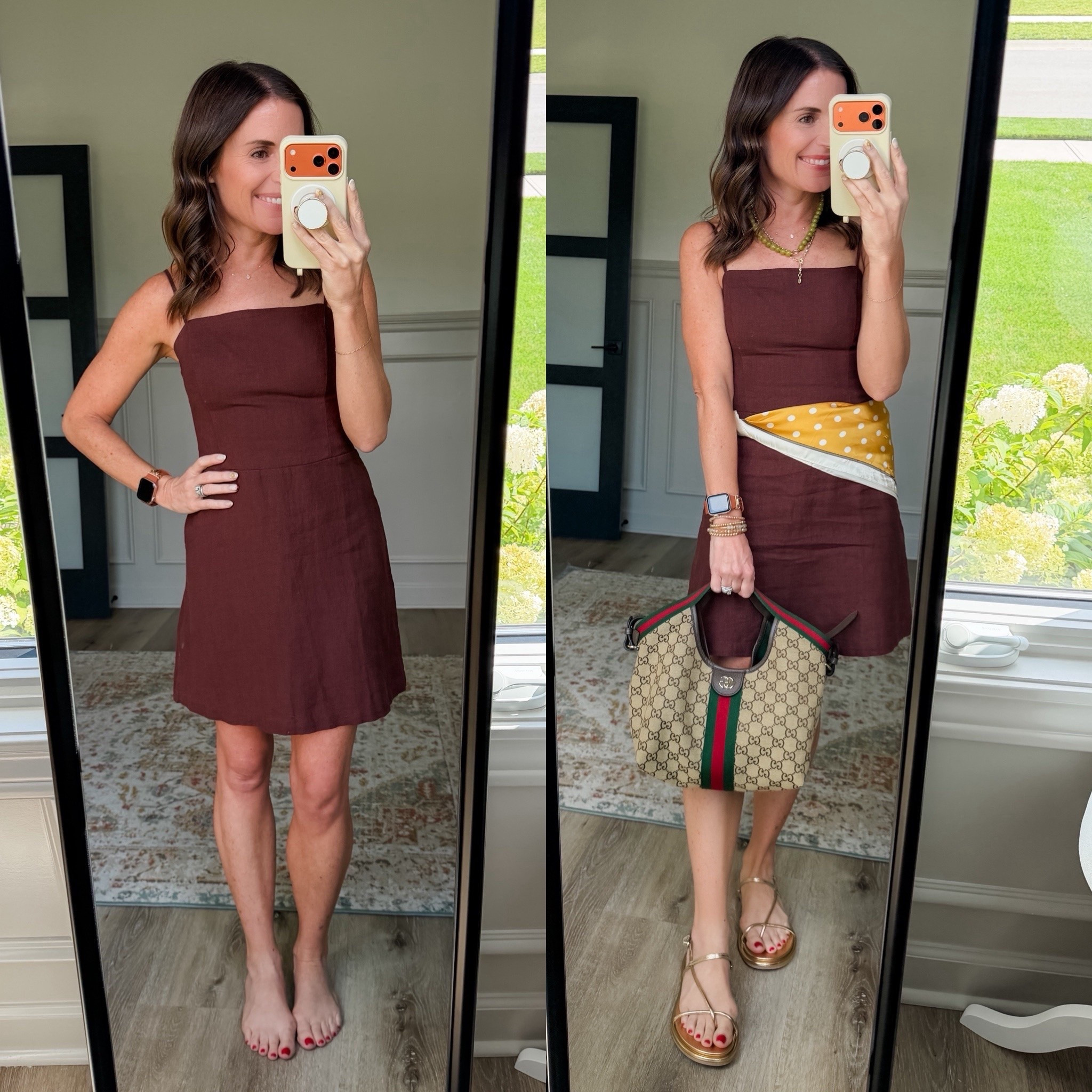 Styled! 

The difference between basic and elevated? The finishing touches. 🤎

This brown linen dress is simple on its own—but add the right accessories, and suddenly the whole look feels intentional, polished, and completely pulled together.

That’s the magic of styling: sometimes you don’t need more clothes. You just need the right details. ✨

#LTKPetite #LTKOver40