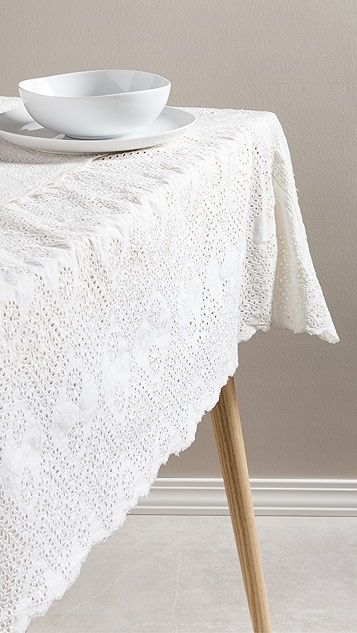Vienne Eyelet Table Cloth | Shopbop