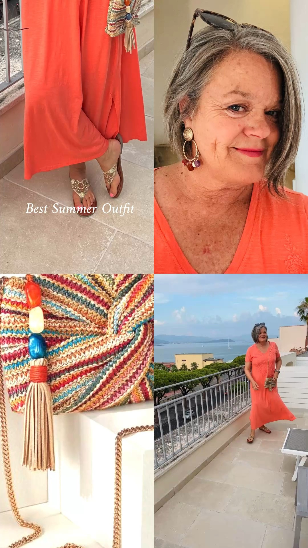 Best summer outfit! A fun shirt dress, sandals, earrings and a fabulous purse!

#LTKgrwm #LTKMidsize