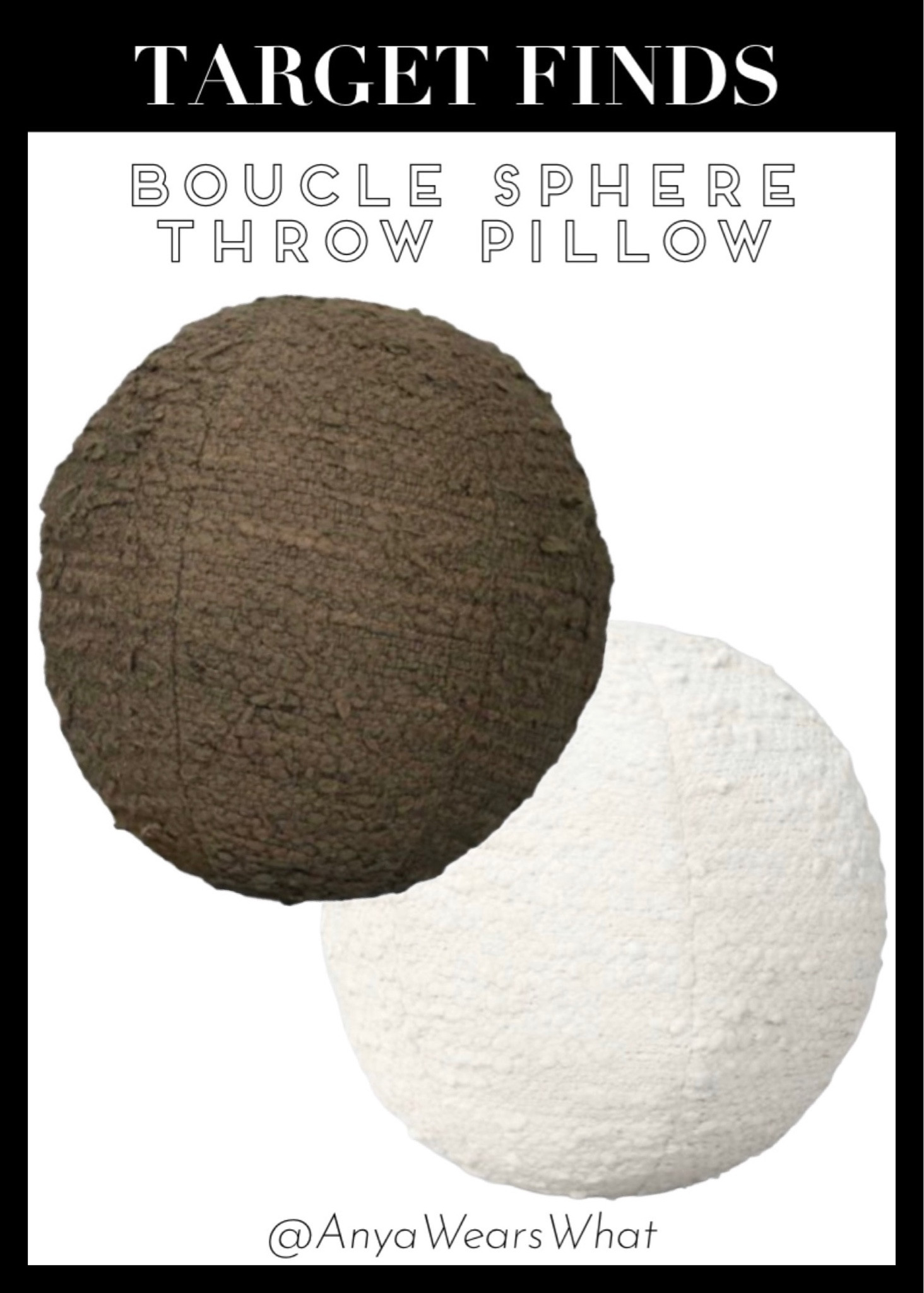 Found the cutest boucle sphere throw pillows at Target! Available in 2 FALL colors! Ivory & dark green! 🍂 

#target #targetfinds #targetdecor #decor #homedecor #boucle #teddyboucle #throw #throwblanket #bedroom #livingroom #sale #pillows #oversizedpillows #bouclepillows SaleSale

#LTKsalealert #LTKfindsunder100 #LTKSeasonal