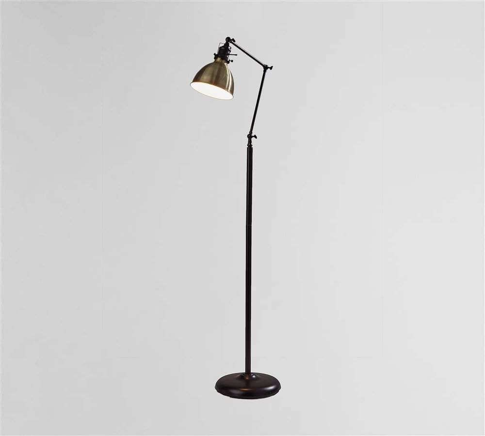 Alden Iron Floor Lamp (62") | Pottery Barn (US)