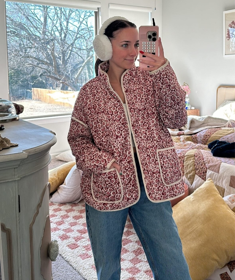 Trying to get outside today while the sun is out! Still super cold but that’s why I love my earmuffs and this cute jacket 

#LTKU #LTKstyletip #LTKSeasonal