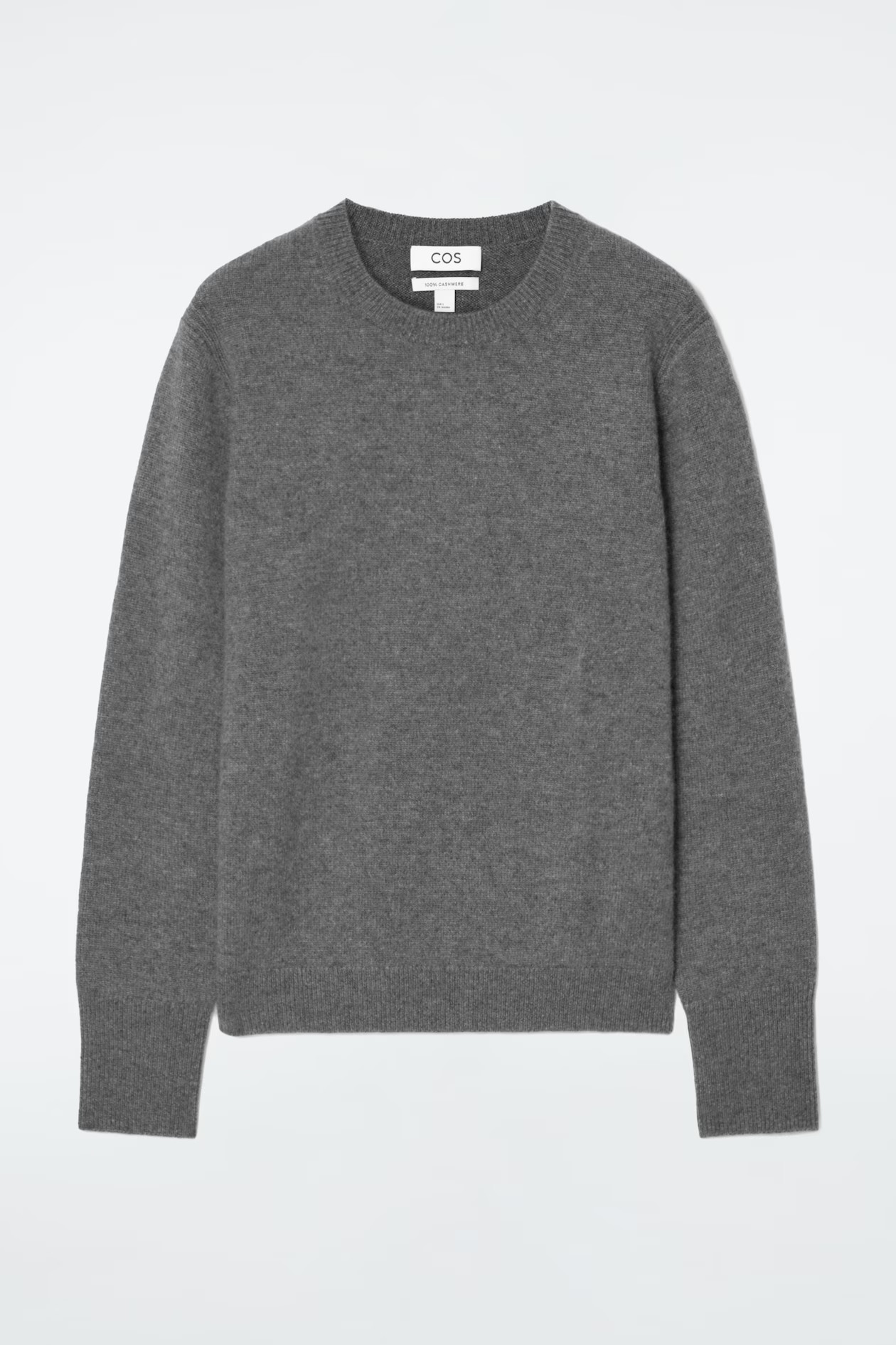 PURE CASHMERE JUMPER - GREY | COS UK