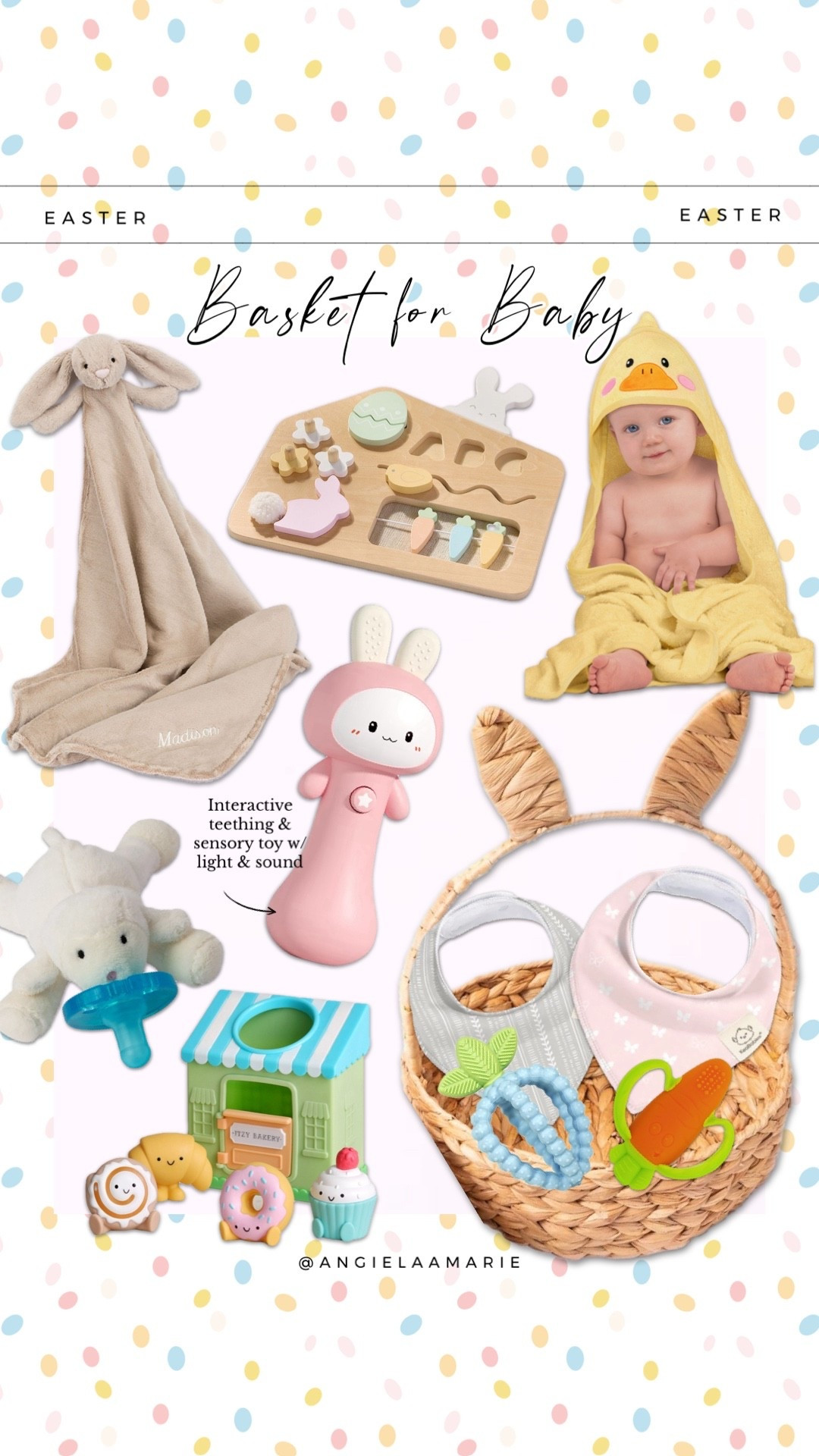 Eastet basket for baby 🐣🐰


#LTKWorkwear #LTKWedding #LTKHome #LTKBaby #LTKMens #LTKSaleAlert #LTKBeauty #LTKBump #LTKOver40 #LTKTravel #LTKKids #LTKMidsize #LTKPetite #LTKTall #LTKdayinmylife #LTKgrwm #LTKootd #LTKfitnessgoals #LTKmomlife #LTKmorningroutine #LTKselfcare #LTKstorytime #LTKfoodie #LTKvlog #LTKSwim

#LTKU #LTKSeasonal #LTKActive