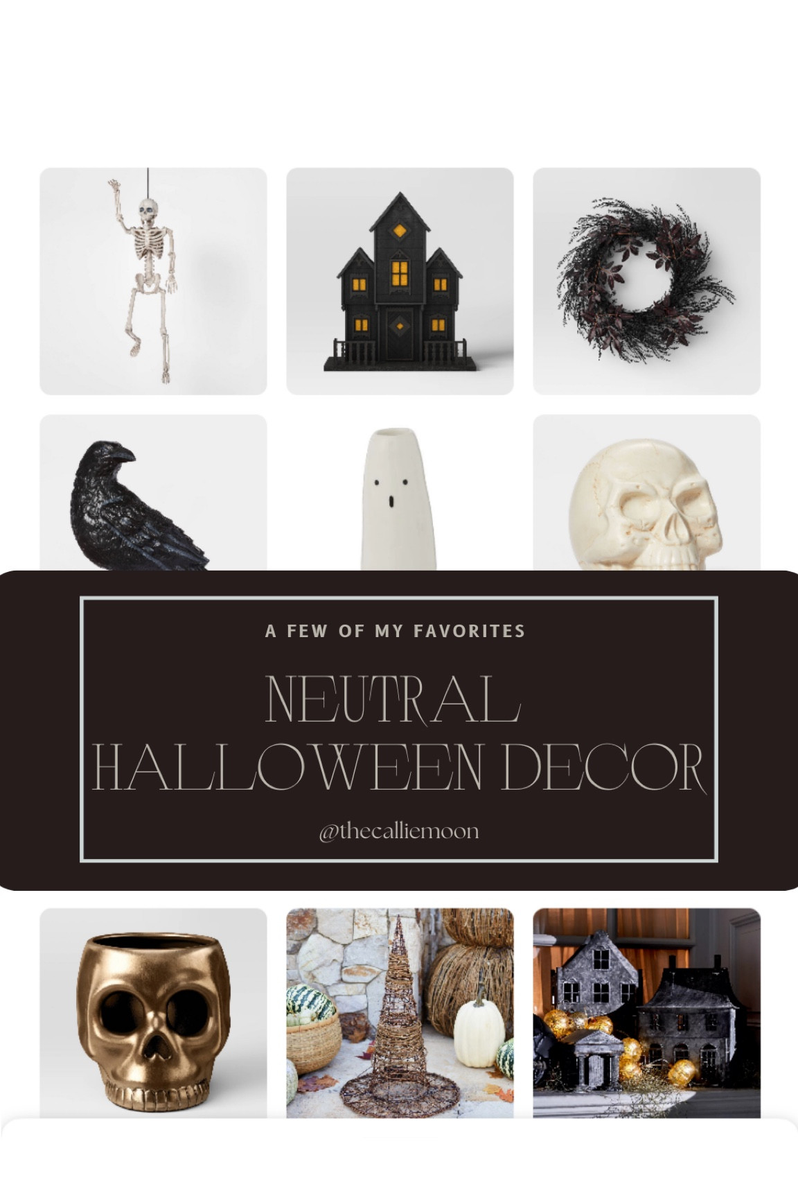 Neutral Favorite Halloween Ddcor

#LTKSeasonal #LTKHalloween #LTKhome