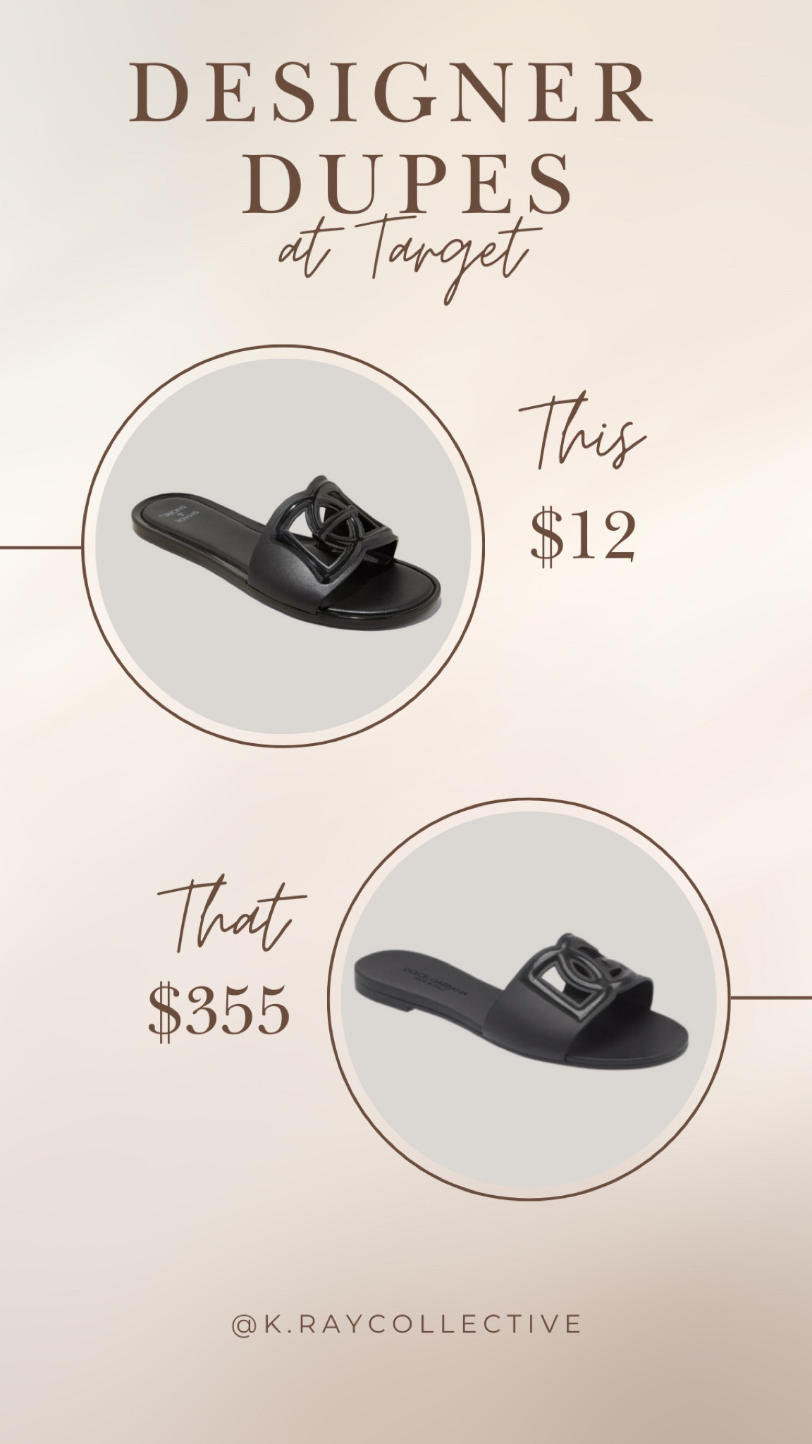 If that’s not savings I don’t know what is! The perfect designer dupe from Target! 

Pool slides | spring sandals | spring outfits | vacation | spring break | affordable style | style on a budget | designer inspired

#targetstyle #targetfinds

#LTKSeasonal #LTKFindsUnder50 #LTKShoeCrush