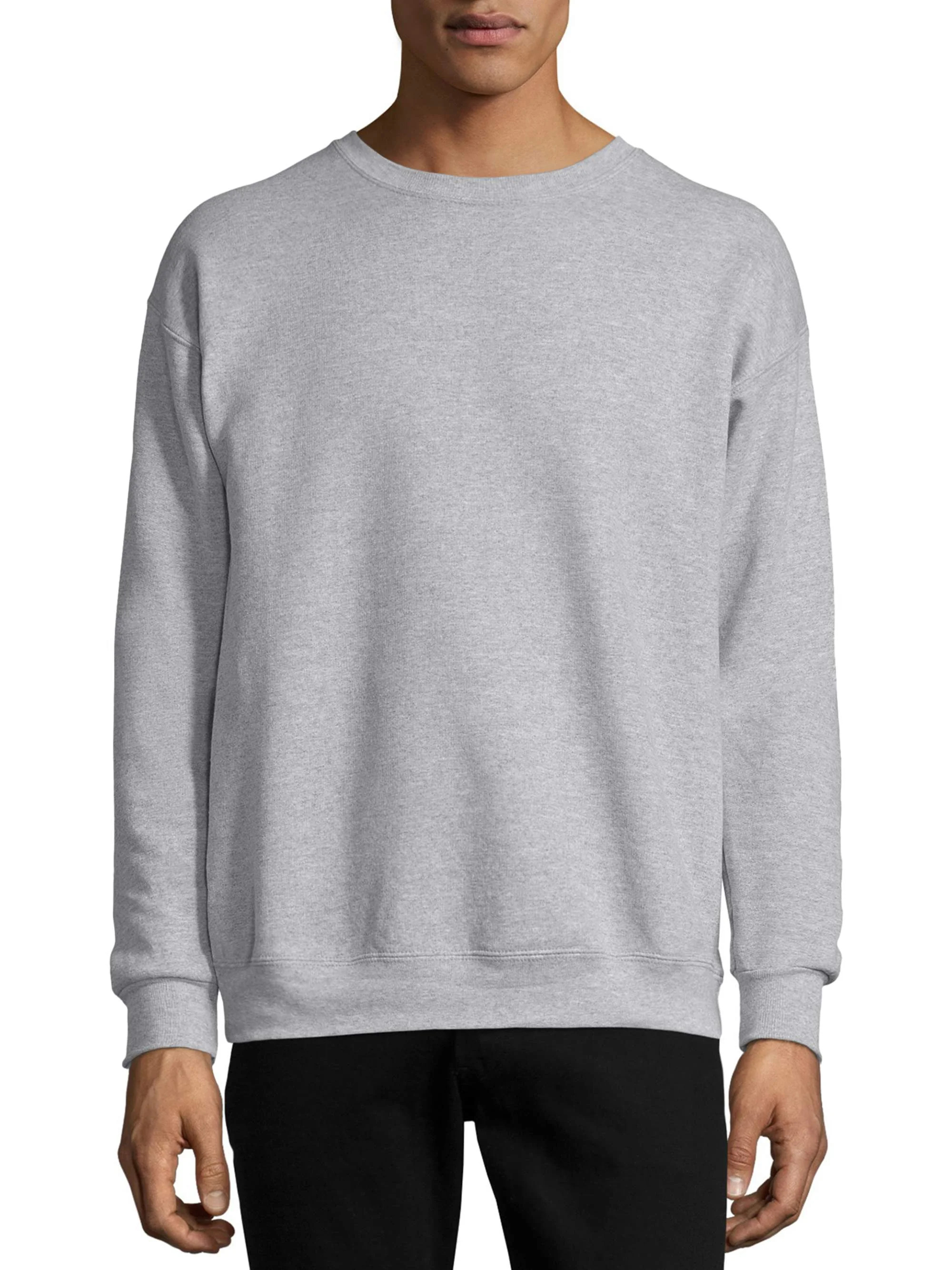 Hanes Men's and Big Men's Ecosmart Fleece Sweatshirt, up to Size 5XL | Walmart (US)