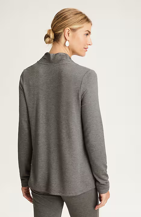 Pure Jill Tranquility Draped-Neck Top | J. Jill