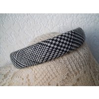 Glen Plaid Linen Headband | Etsy (US)
