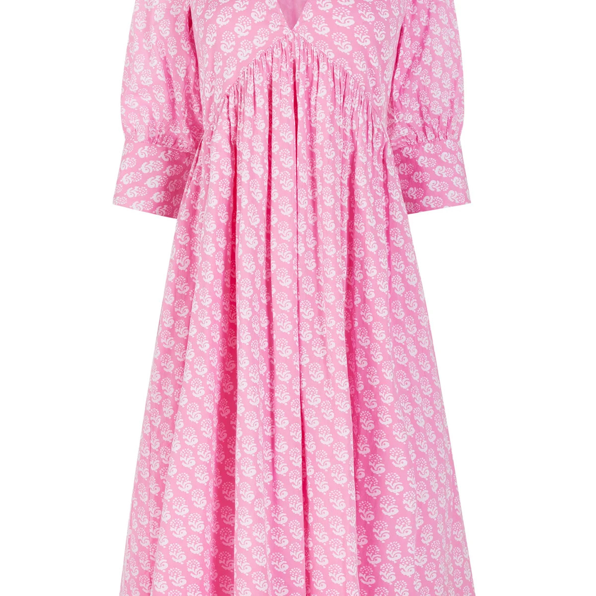 Ingrid Dress, Pink Marigolds | Livro