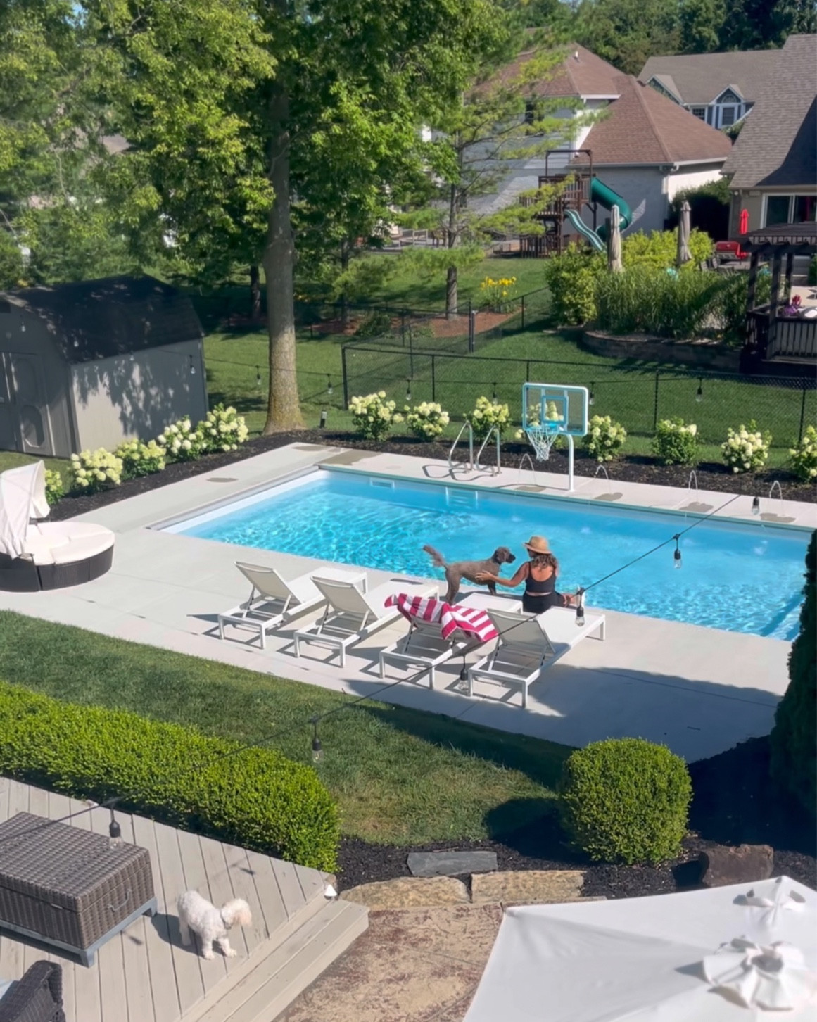 We love summer
We love our backyard

#LTKSummerSales #LTKSwim #LTKHome