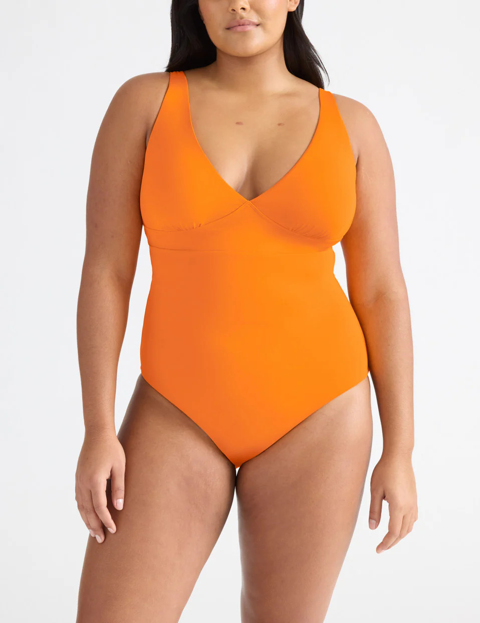 Deep V One Piece Swimsuit | Knix