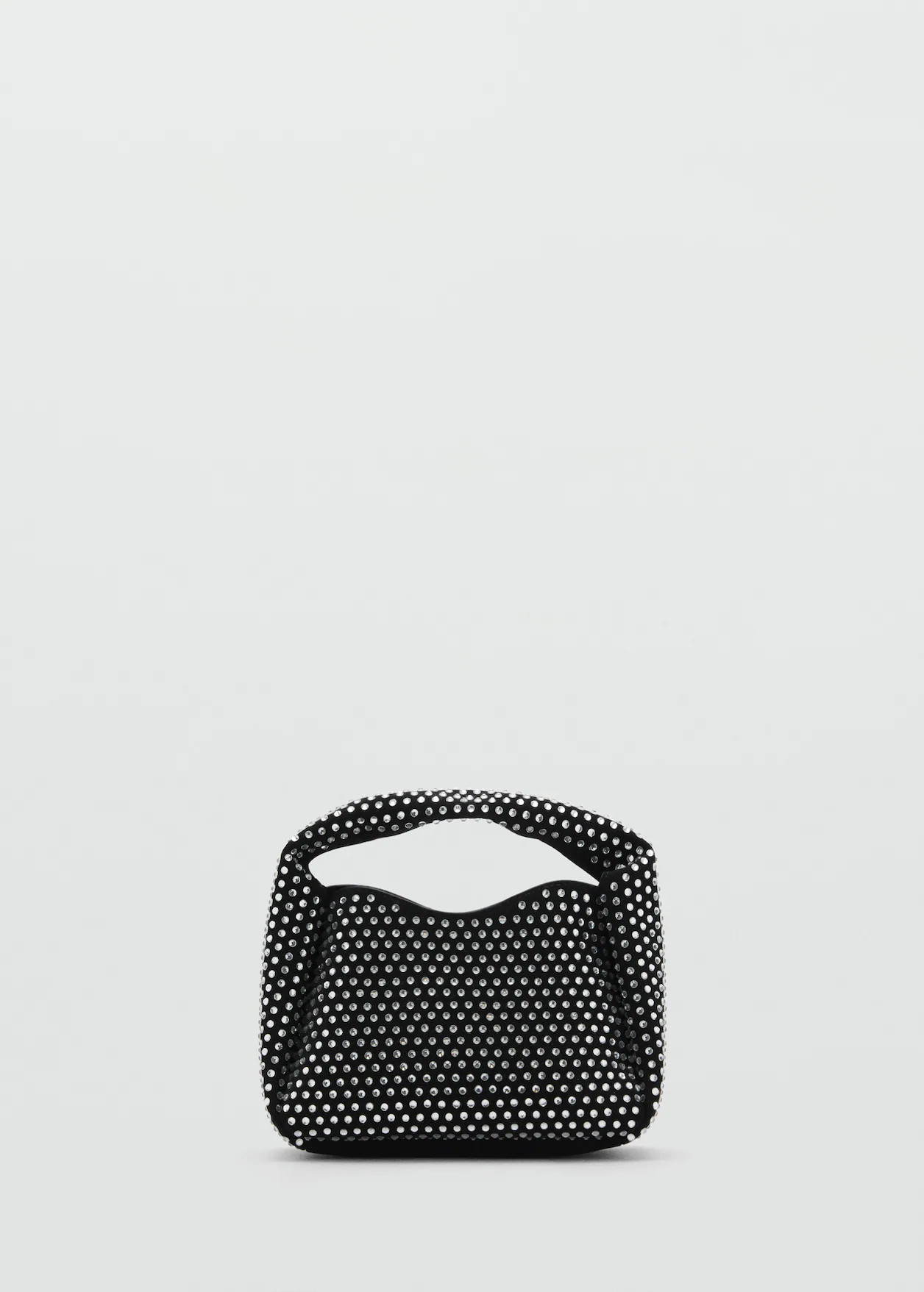 Mini rhinestone chain bag - Women | MANGO United Kingdom | MANGO (UK)