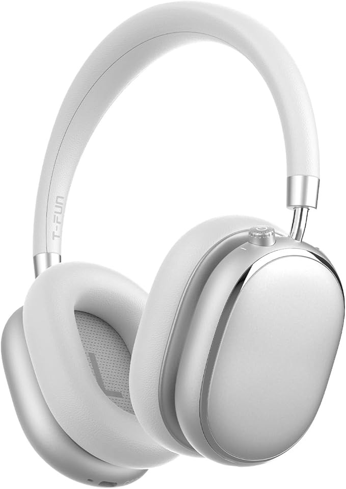 T-fun NC95 Hybrid Active Noise Cancelling Headphones with Knob Control, 65H Playtime Over Ear Hea... | Amazon (US)